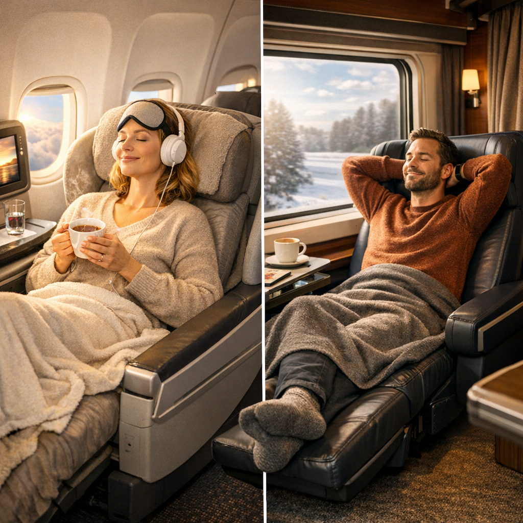 Confort thermique voyage avion train